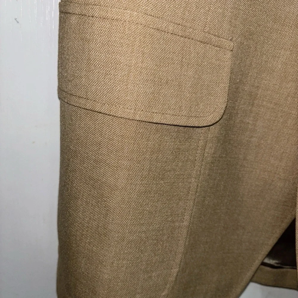 Vintage Warren Sewell Mens Sz 41R Tan Blazer Sport Coat Wool/Camel‎ Hair Blend